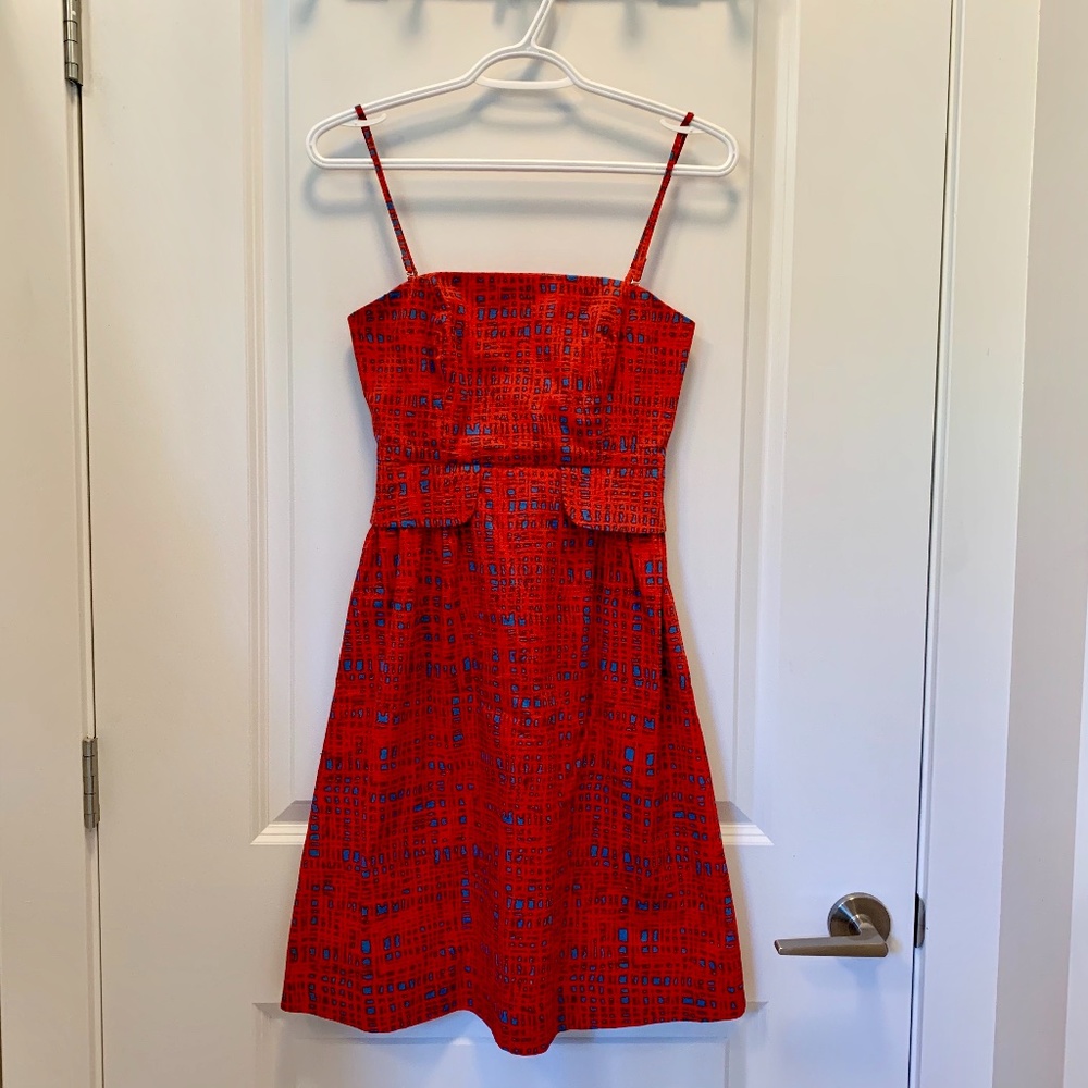 Anthropologie Tabitha Crosshatch Dress